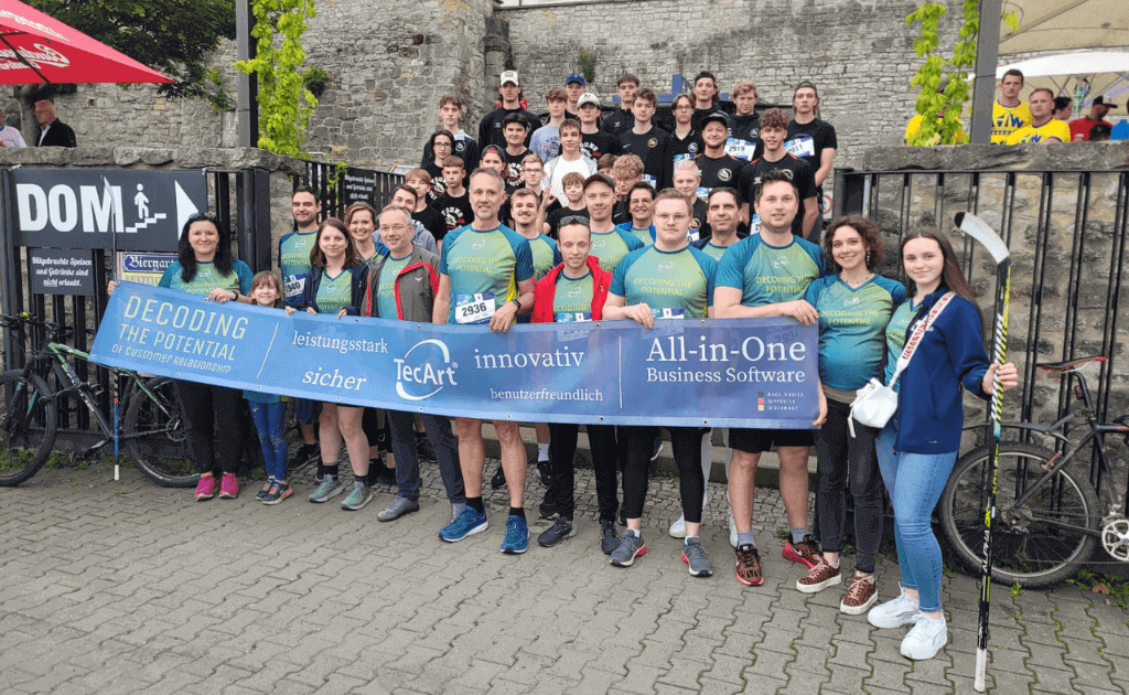 RUN Erfurter Unternehmenslauf gemeinsam mit den TecArt Black Dragons